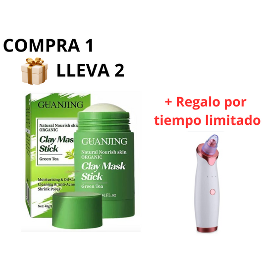 (COMPRA 1 LLEVA 2) Clay  Green Mask Stick + Removedor de Espinillas (Tiempo Limitado)